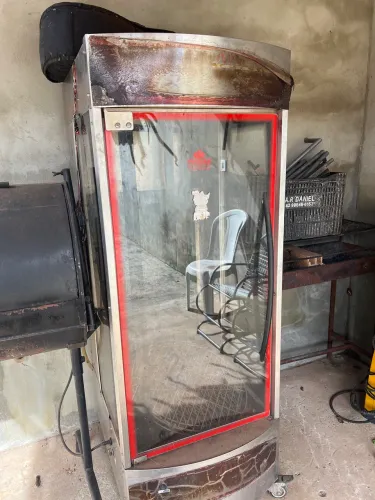 Máquina de Assar Giratória Frango, Pão, Costela Elétrica e a gás