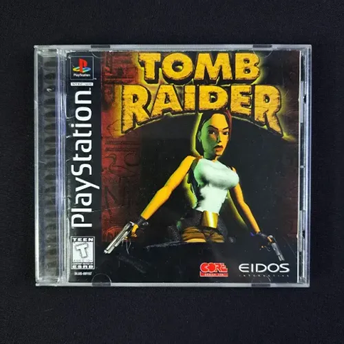 Tomb Raider 1 Black Label Original Americano - Playstation 1. PS1