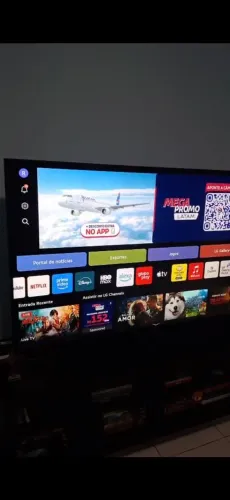 LGTV UHD AI 60" NOTA FISCAL E GARANTIA ESTENDIDA.