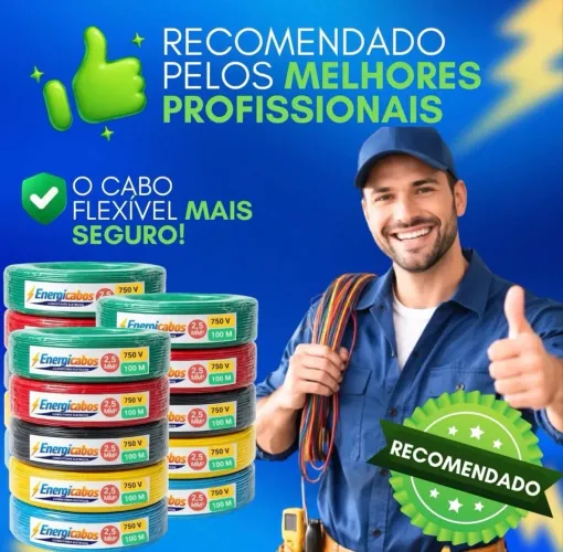 Cabo elétrico de 2,5 rolo 100M valor 140