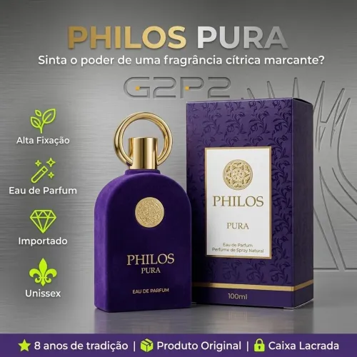PHILOS PURA MAISON ALHAMBRA EDP 100ML UNISSEX ORIGINAL LACRADO