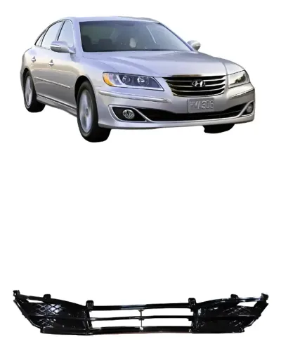 Grade Parachoque Dianteiro Hyundai Azera 2011 Orig Preto Fosco