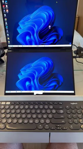 Asus Zenbook Duo 14 OLED 3k duas telas Ultra 9 32gb 1tb animalll<br>