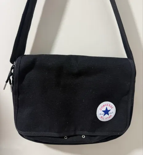 Bolsa Converse Transversal Messenger bag preta - ótimo estado
