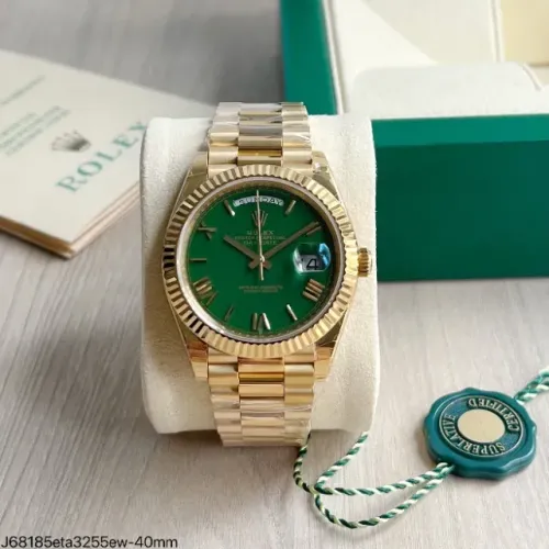 Rolex Day-Date Dourado Super Clone + Caixa