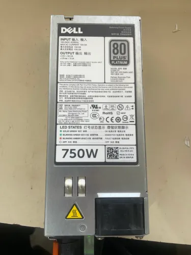 Fonte Dell de 750W 80 Plus Platinum,