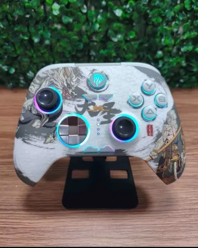 Controle EasySMX Wukong RGB com caixa