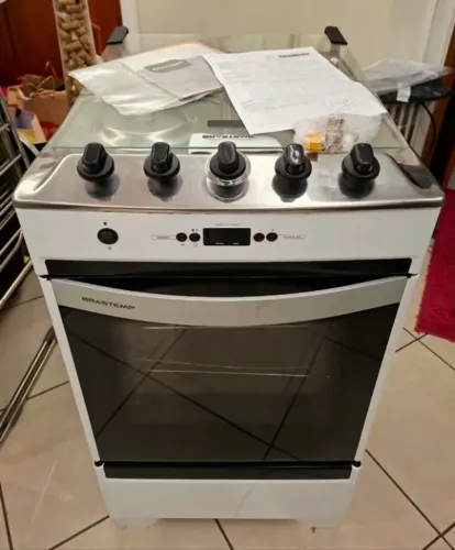 Fogão Brastemp Clean 4B Bivolt - SEMINOVO