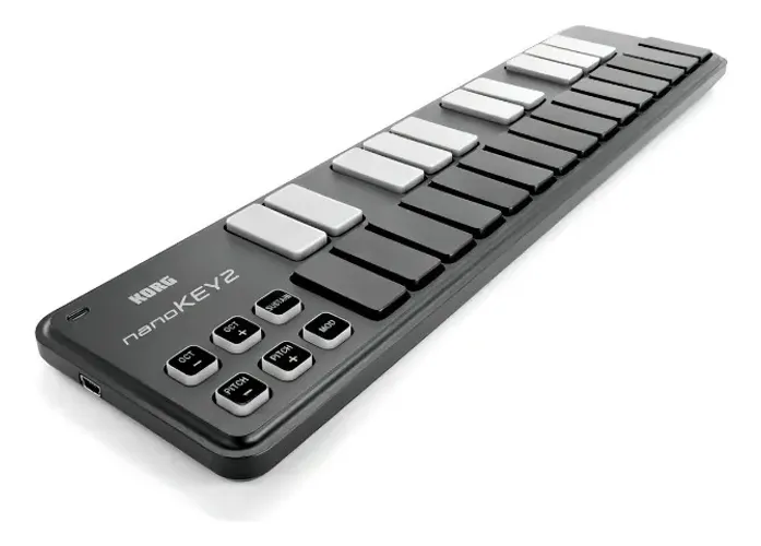 Teclado Controlador Korg Nanokey2 Usb Midi Preto Slim Line