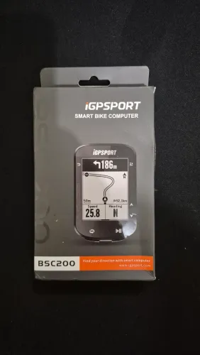 Ciclocomputador Igpsport bs200 + kit segurança + "frete gratis"