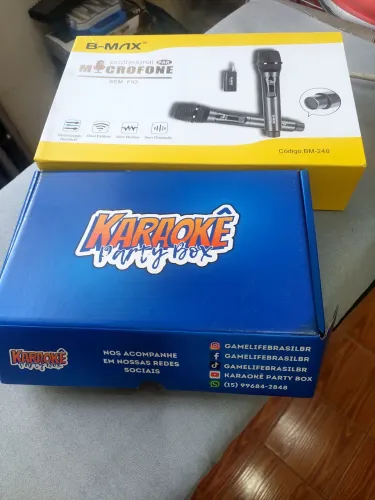 CARAOK  ! Novo só  foi aberto e nunca usado.  