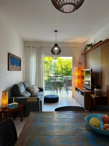Apartamento 2 quartos / 200 metros da praia / estrada da balsa / mobiliado e decorado