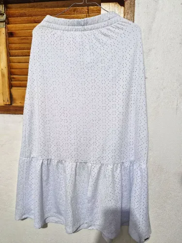 Saia midi branca mirasul branca laise