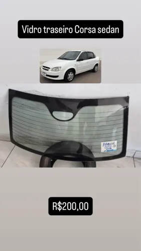 Vidro traseiro Corsa sedan