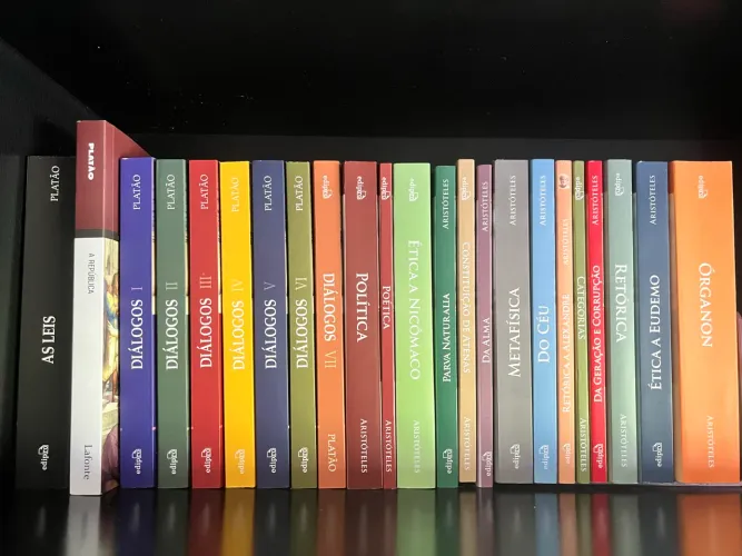 Coleção de Filosofia Platão e Aristóteles Edipro - Estado de Novo
