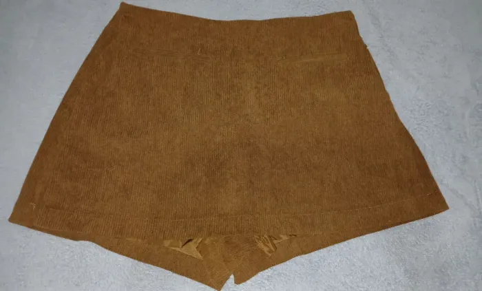 Short Saia Renner - aveludado e canelado tam. M
