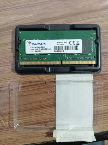 Memória RAM Notebook ADATA 4GB DDR4 2400MHz SO-DIMM 1.2V