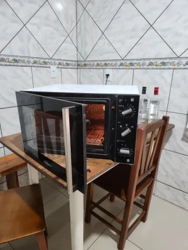 Forno Elétrico Mueller Sapore Vidro Preto 44L - 220V