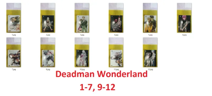 Deadman Wonderland "Primeira Edição" (1-7, 9-12)