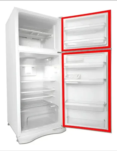 Borrachas de vedação porta geladeira duplex  Consul