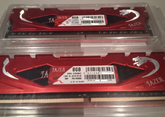 MEMORIA RAM DDR4 16GB 2X8GB NOVAS 