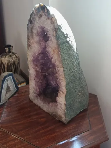 Capela Ametista Pedra Natural classe A - 53cm