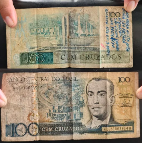 Nota de 100 cruzados
