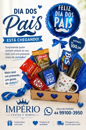Cesta para o dia dos pais
