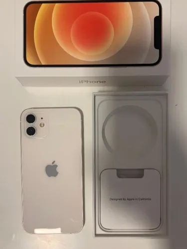 iPhone 12 128GB Branco - Perfeito Estado | Bateria 80%