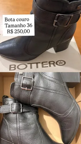 Bota Bottero couro - Tamanho 36