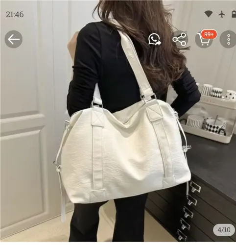 Bolsa feminina grande.