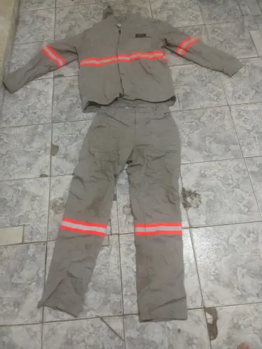 Uniforme NR10 Eletricista Ripstop, Anti chama, reflexivo Laranja.