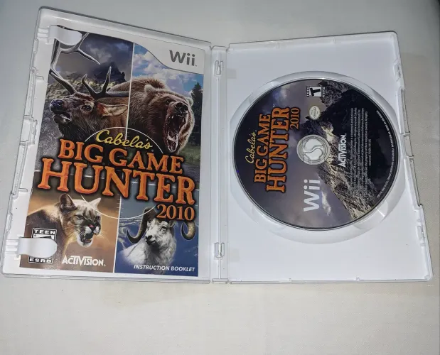 Jogo Nintendo Wii Cabelas Big Game Hunter 2010 completo