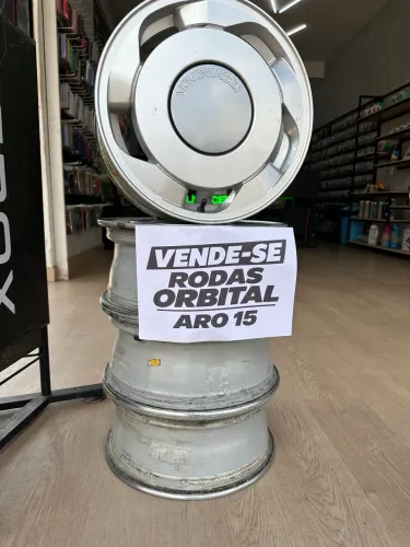Jogo de Rodas Orbital aro 15 original - Gol/Santana/parati/saveiro
