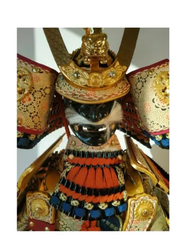 Armadura Samurai Dourada oyoroi 