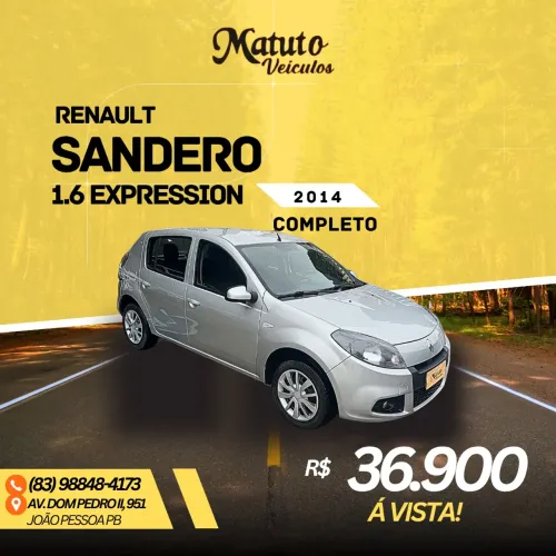 Renault Sandero Expression Hi-flex 1.6 8V 5P 2014