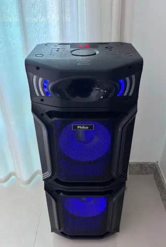 Caixa de Som Philco PCX15000 Bluetooth com LED Colorido