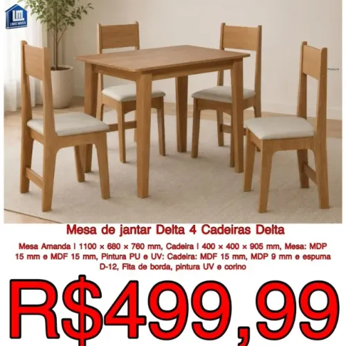 MESA DE MADEIRA VÁRIOS MODELOS EM PROMOÇÃO