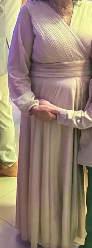 Vestido de festa dourado