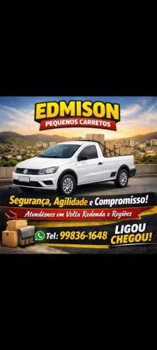 Frete e pequenas mudanças em volta redonda e região