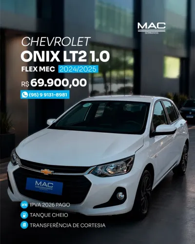 Chevrolet Onix Hatch LT 1.0 12V Flex Mec. 4P 2025