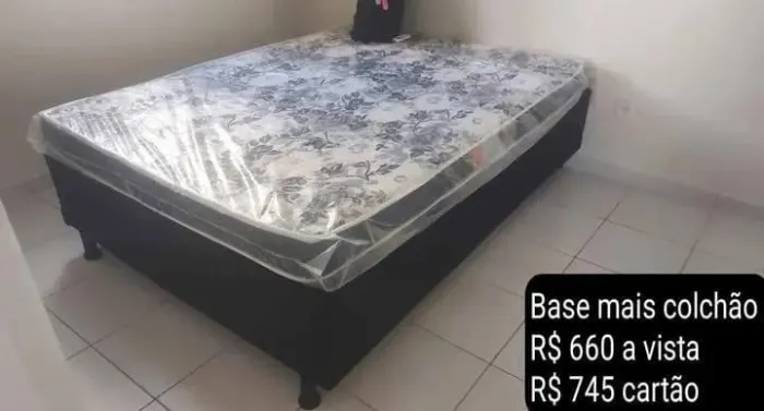 Colchão casal D20+ base casal