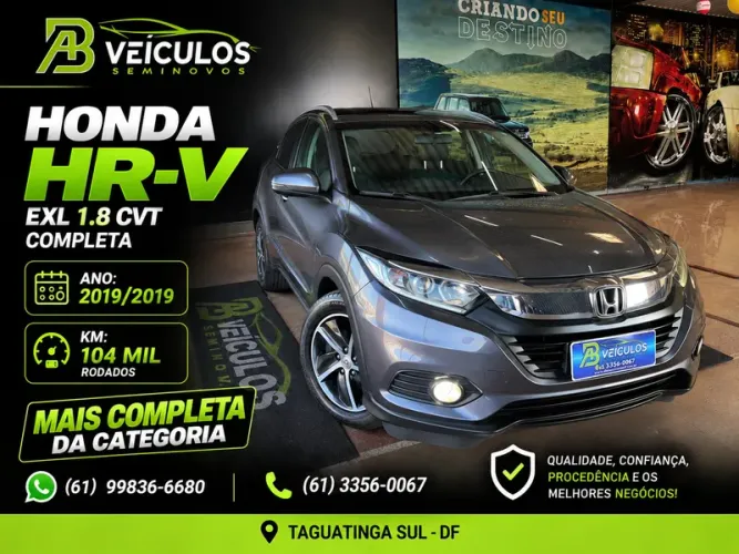Honda HR-V EXL 1.8 Flexone 16V 5P Aut. 2019