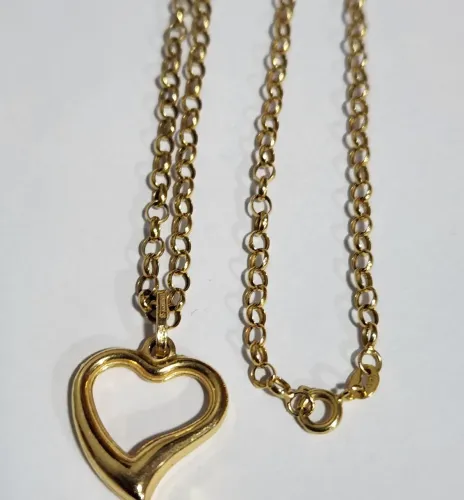 Cordão elo português de ouro 18k