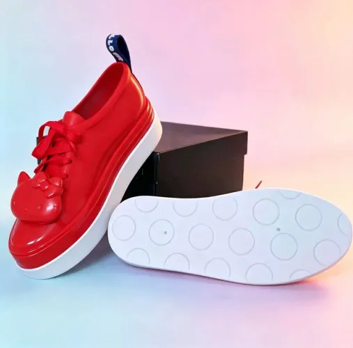 Tênis Melissa hello Kitty vermelho 35 (novo)