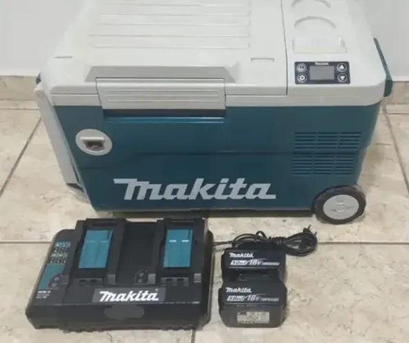 Cooler Dcw180z Makita Completo a Bateria 18v