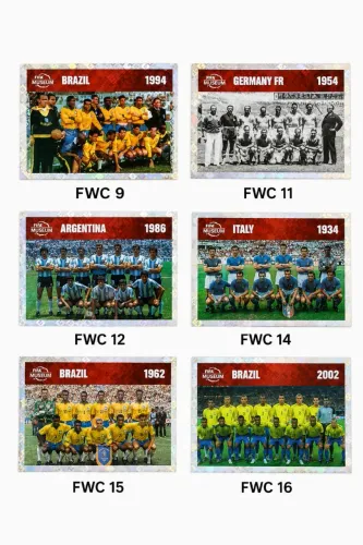 Figurinhas FWC 9, 11, 12, 14, 15 e 16 - Copa do Mundo 2026