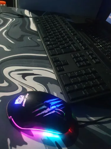 Kit Teclado Dell + Mouse Gamer RGB Death Chroma