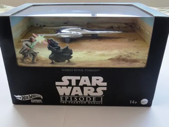 hot wheels star wars mattel creations naboo royal starship episode 1 the phantom menace