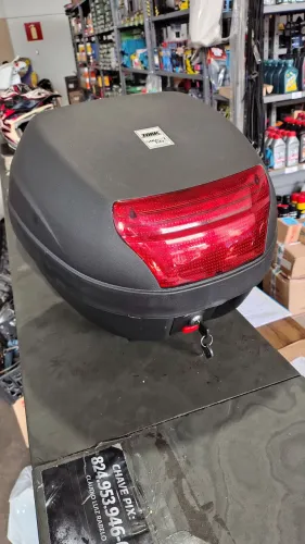 BAÚ PRO TORK 28 L + SUPORTE DE AÇO - NOVO 
